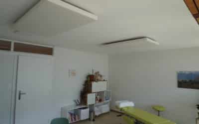 Amélioration acoustique d’un cabinet d’ostéopathie à Martigny