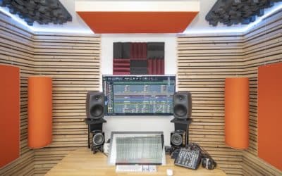 Traitement acoustique de notre studio d’enregistrement et de mixage audio