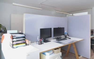Amélioration acoustique d’un bureau en open space à Montreux