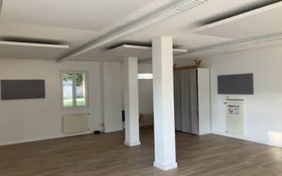 Panneaux acoustiques pour les ateliers et jardin d’enfants Tinkou à Sion