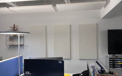 Optimisation acoustique dans un open space à La Tour-de-Peilz