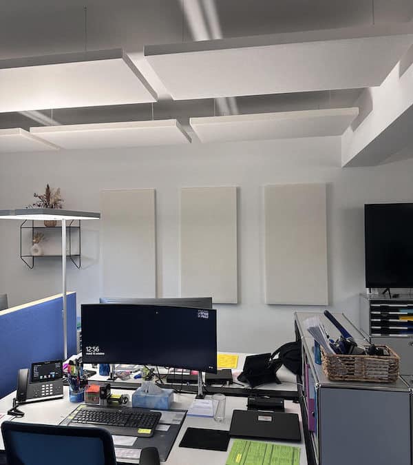 Optimisation acoustique dans un open space à La Tour-de-Peilz