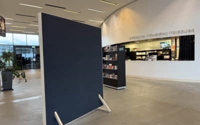 Cloison acoustique mobile pour l’Office du Tourisme de Fribourg