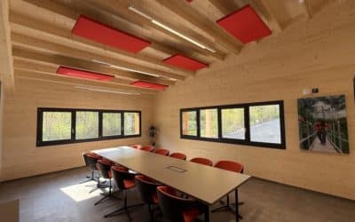 Traitement acoustique de deux salles chez Alkana Sàrl à St-Maurice