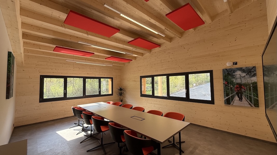 Traitement acoustique de deux salles chez Alkana Sàrl à St-Maurice