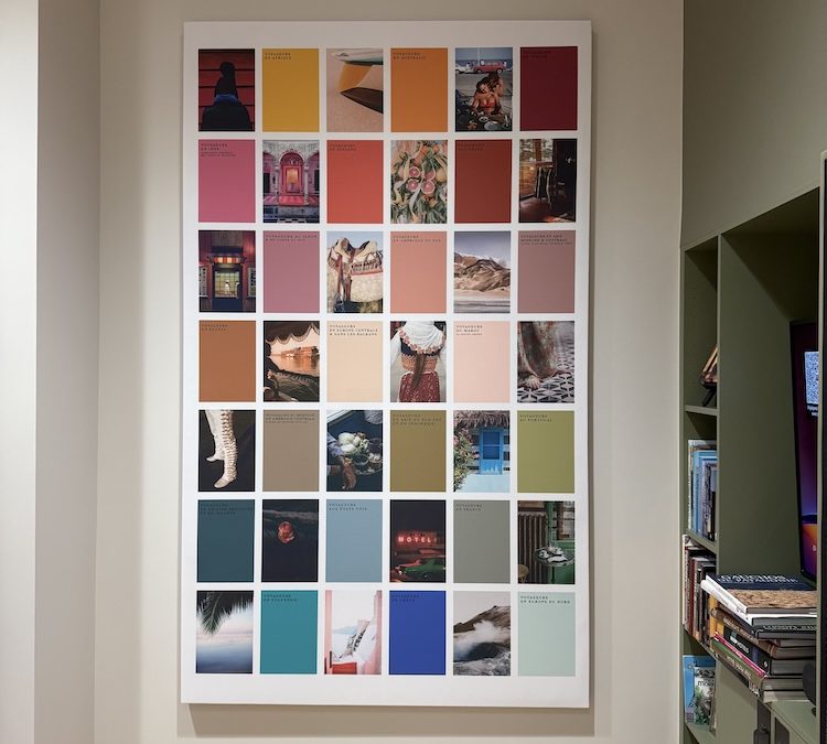 Panneaux imprimés pour Voyageurs du Monde à Lausanne